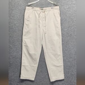 Vintage Structure Carpenter Khaki Drawstring Men M Baggy Cargo Skater Streetwear